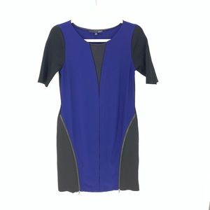 Elie Tahari : black blue dress size Xs